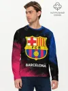 Мужской лонгслив базовый / BARCELONA / БАРСЕЛОНА