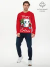 Мужской лонгслив базовый / Happy Catmas
