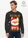 Мужской лонгслив базовый / Just Call Me Santa