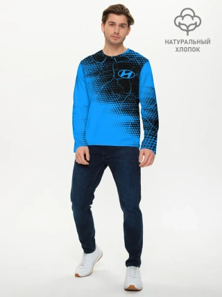 Мужской лонгслив базовый / HYUNDAI / Хендай