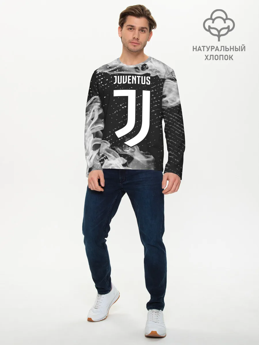 Мужской лонгслив базовый / JUVENTUS / ЮВЕНТУС