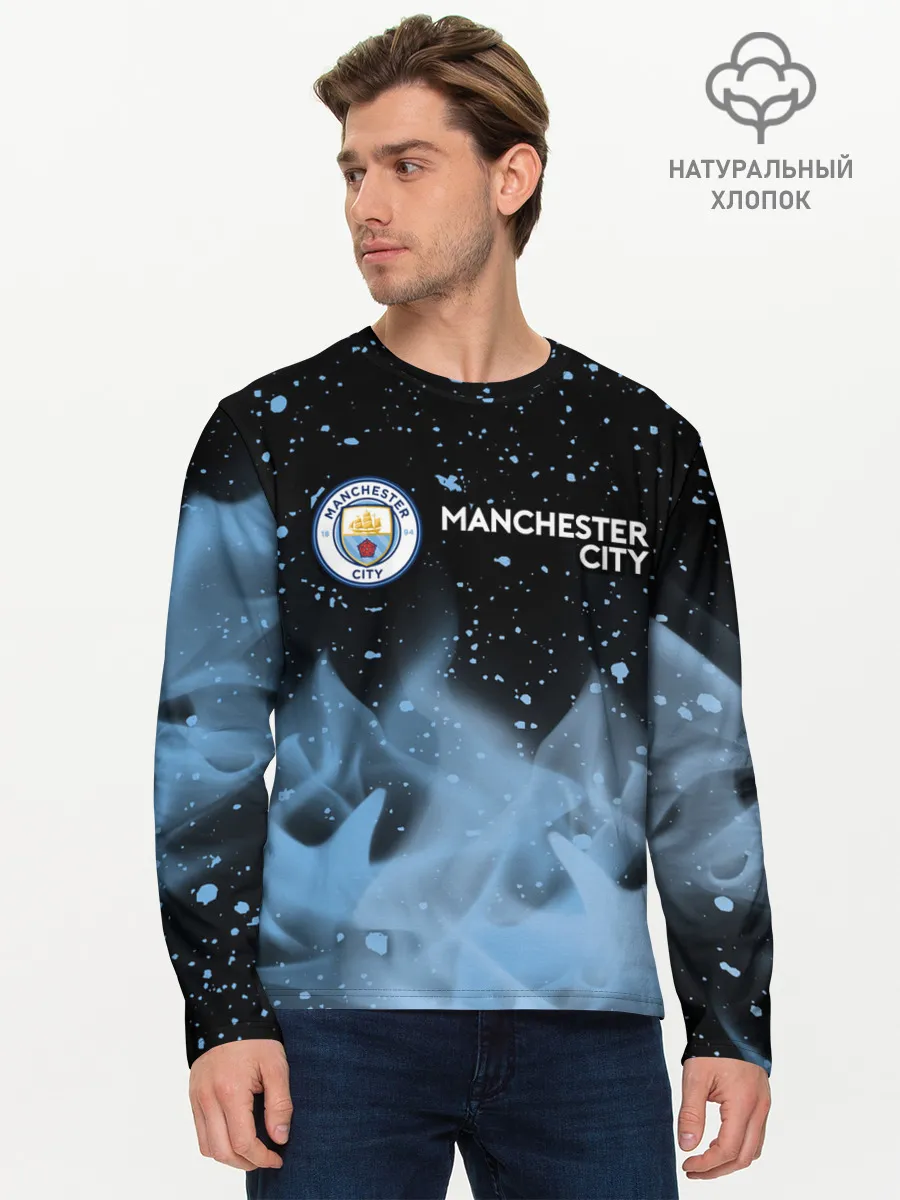 Мужской лонгслив базовый / MANCHESTER CITY Манчестер Сити