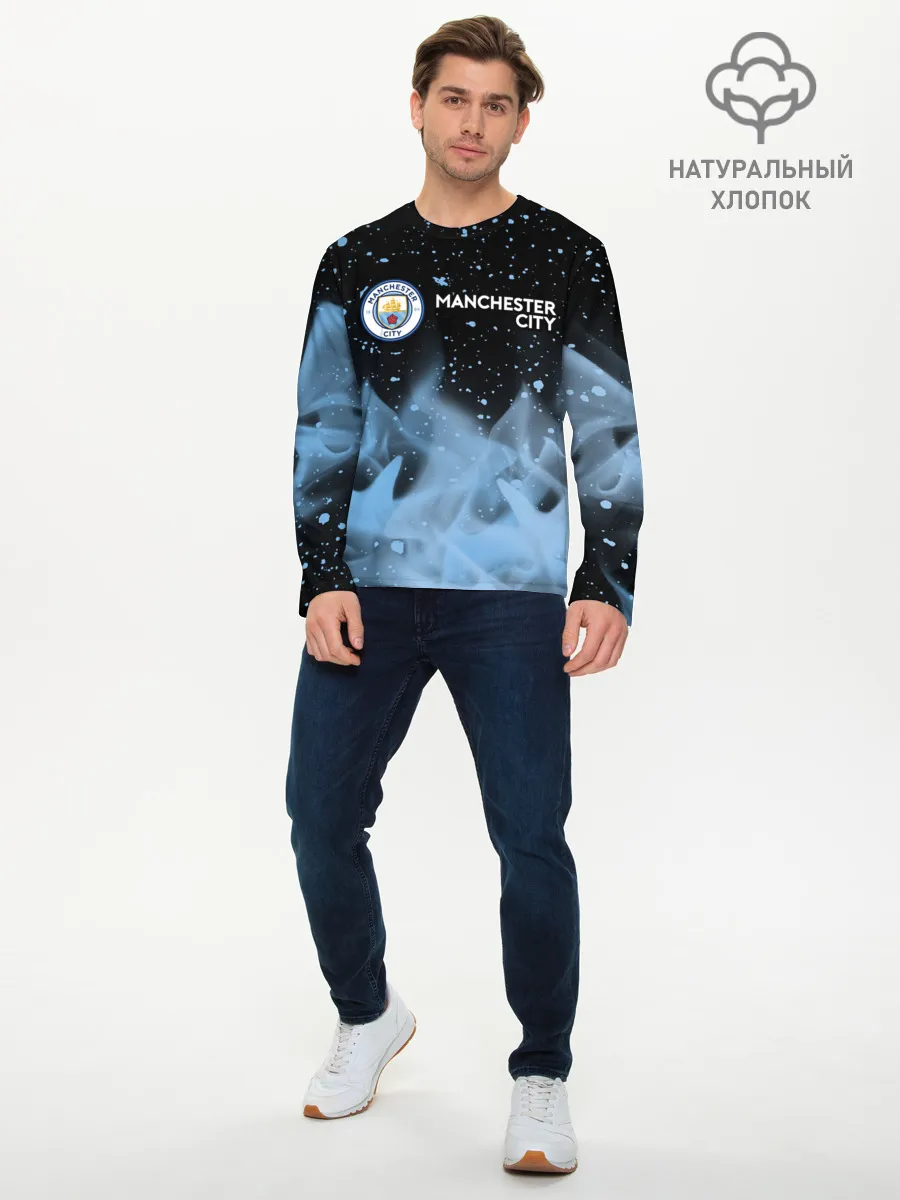 Мужской лонгслив базовый / MANCHESTER CITY Манчестер Сити