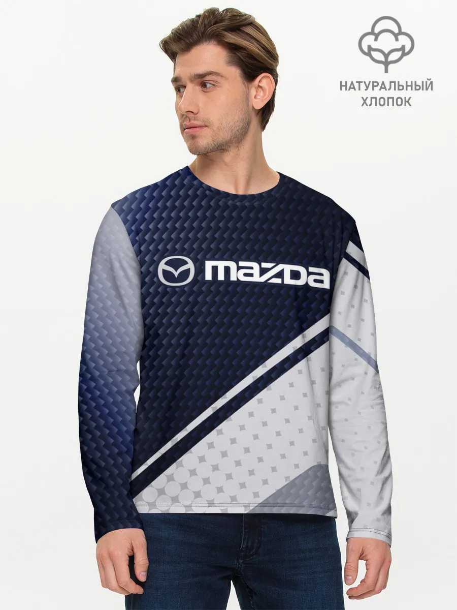 Мужской лонгслив базовый / MAZDA / Мазда