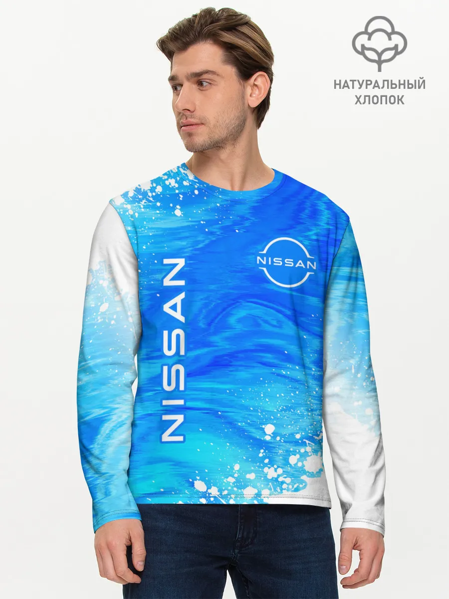 Мужской лонгслив базовый / NISSAN / Ниссан