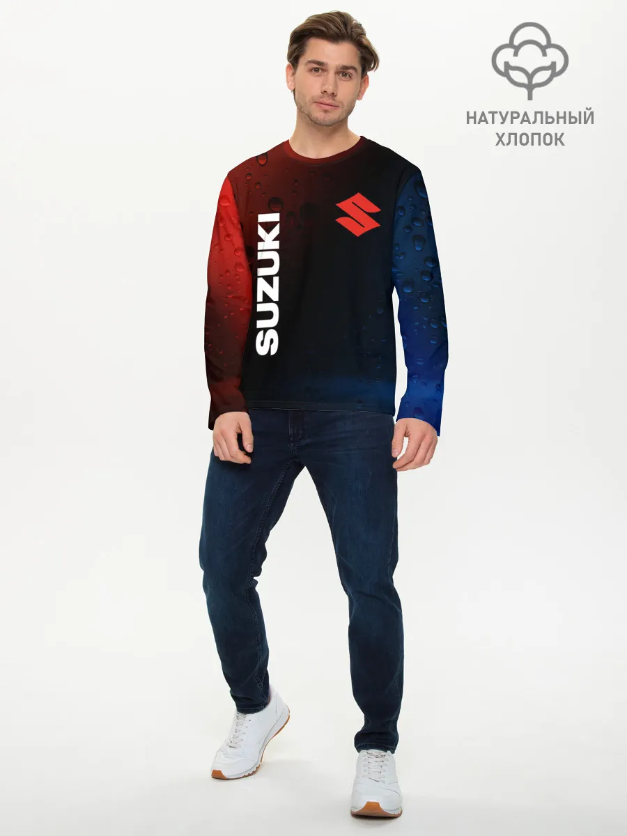 Мужской лонгслив базовый / SUZUKI / Сузуки