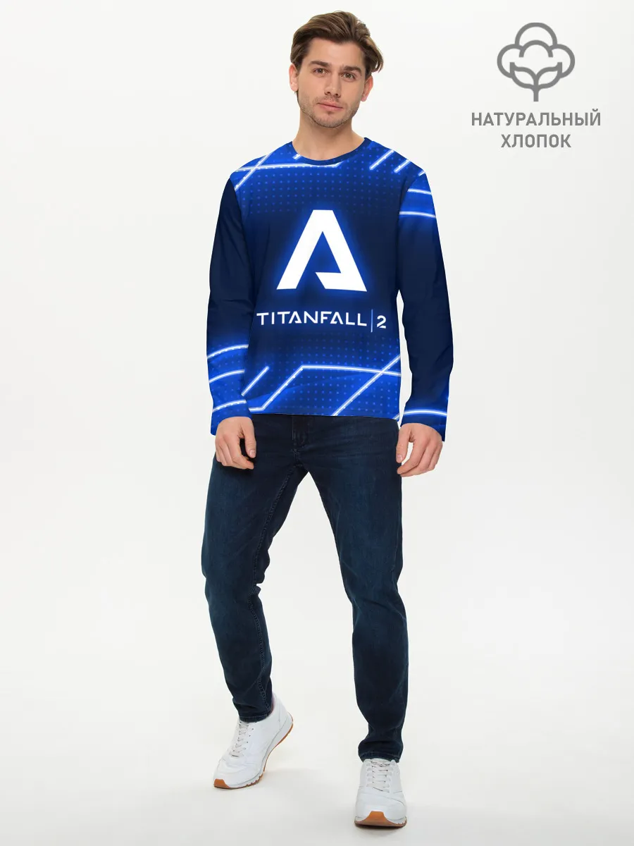 Мужской лонгслив базовый / TITANFALL 2