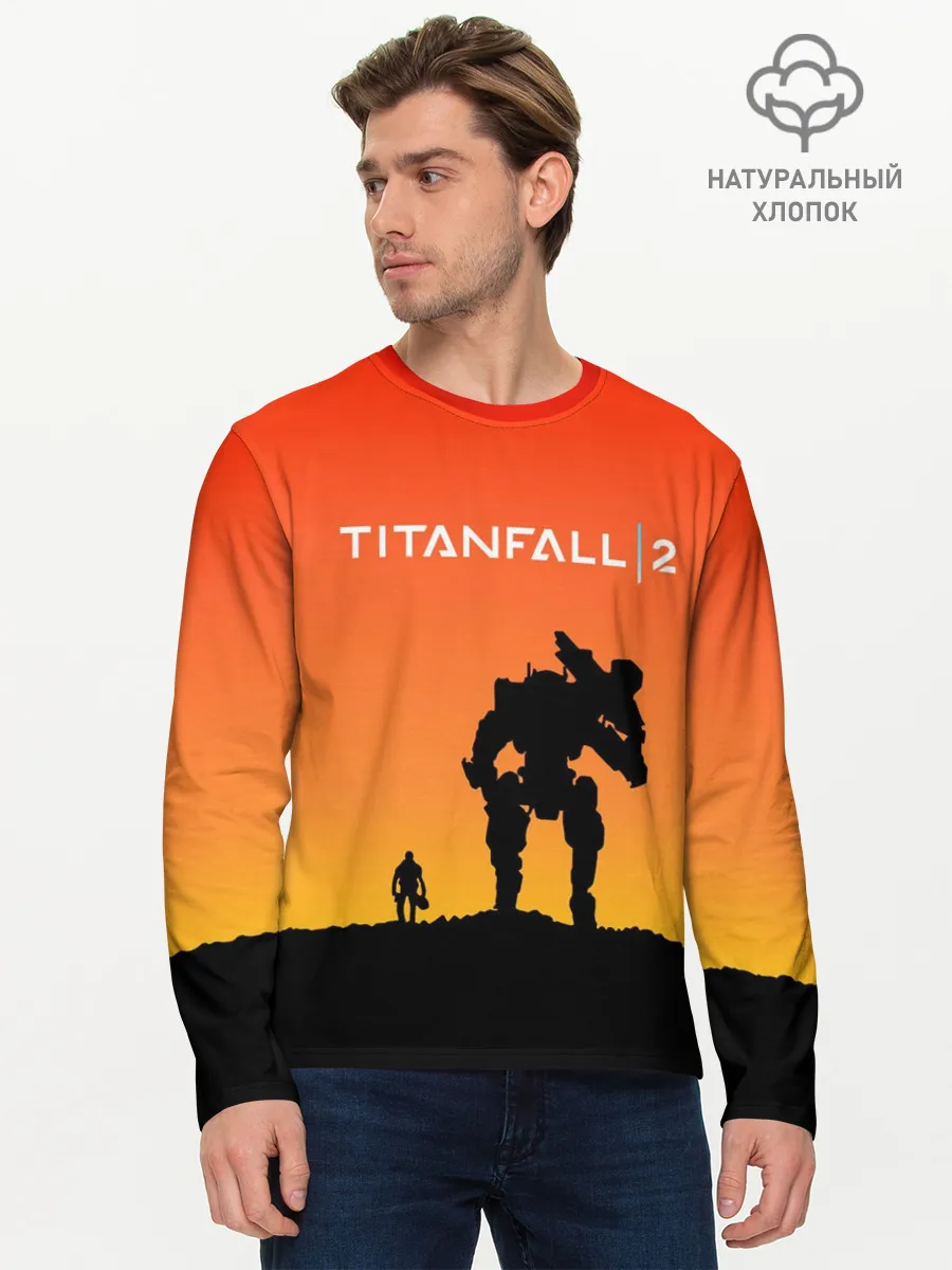 Мужской лонгслив базовый / TITANFALL 2