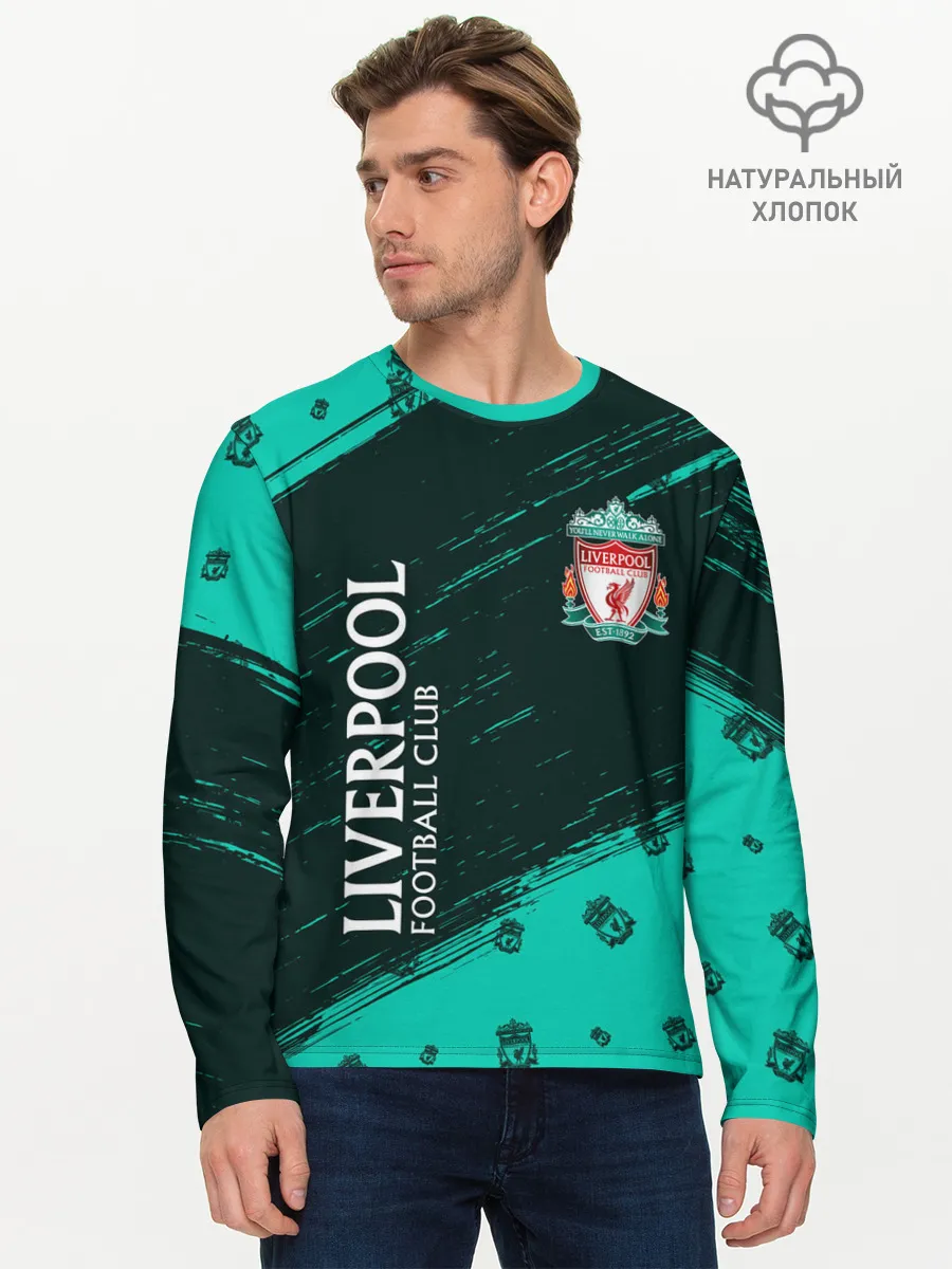 Мужской лонгслив базовый / LIVERPOOL / Ливерпуль