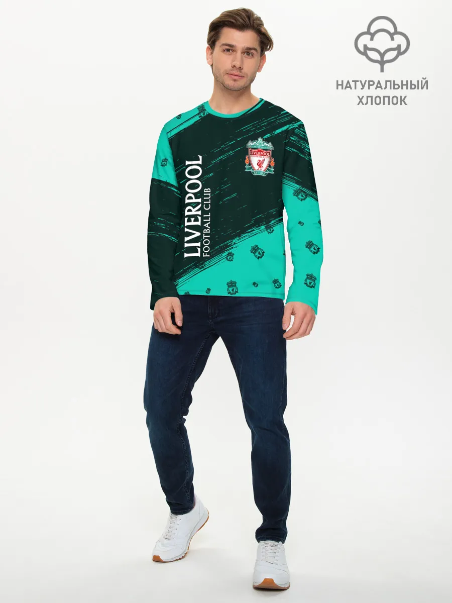 Мужской лонгслив базовый / LIVERPOOL / Ливерпуль