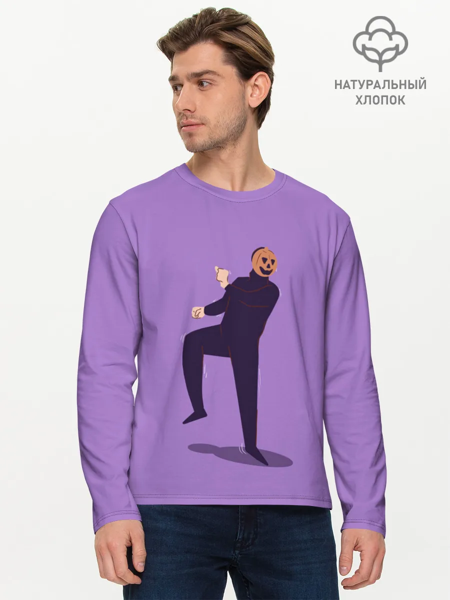 Мужской лонгслив базовый / Halloween | The Pumpkin Dancer