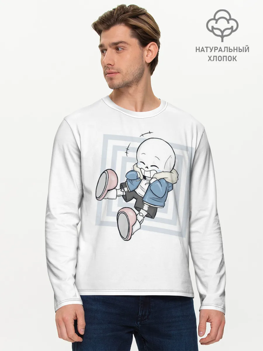 Мужской лонгслив базовый / UNDERTALE
