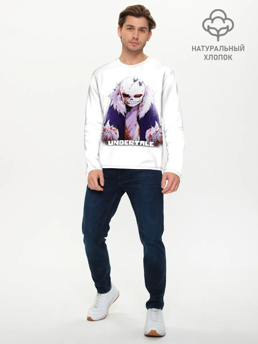 Мужской лонгслив базовый / UNDERTALE
