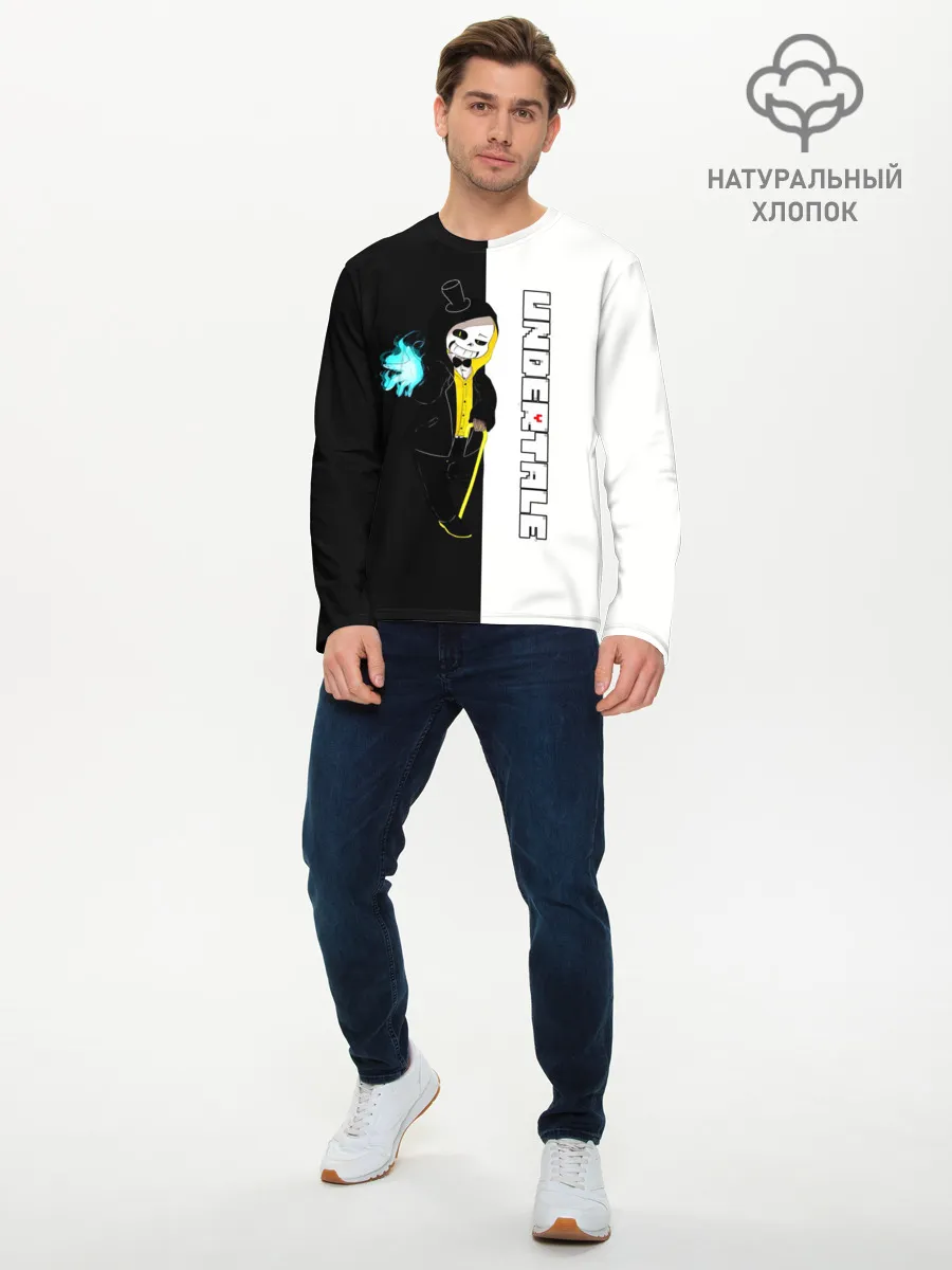Мужской лонгслив базовый / UNDERTALE