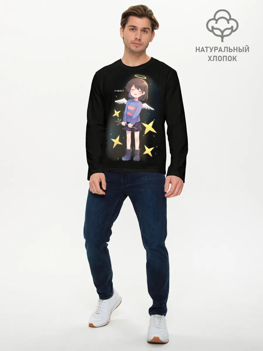 Мужской лонгслив базовый / UNDERTALE