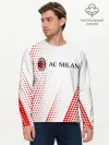 Мужской лонгслив базовый / AC MILAN / МИЛАН