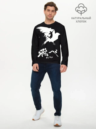 Мужской лонгслив базовый / Fly High