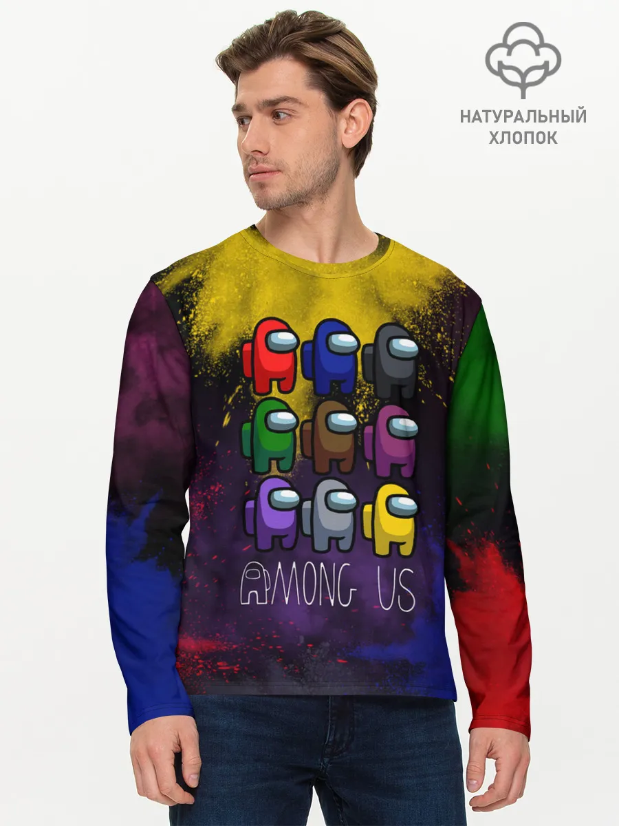 Мужской лонгслив базовый / AMONG US.
