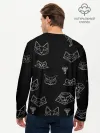 Мужской лонгслив базовый / Фигуры животных