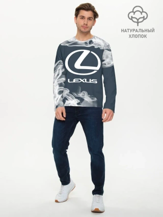 Мужской лонгслив базовый / LEXUS / ЛЕКСУС