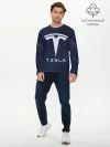 Мужской лонгслив базовый / TESLA / Тесла