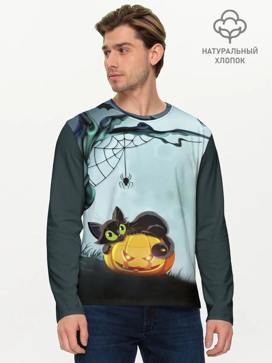 Мужской лонгслив базовый / HALLOWEEN.