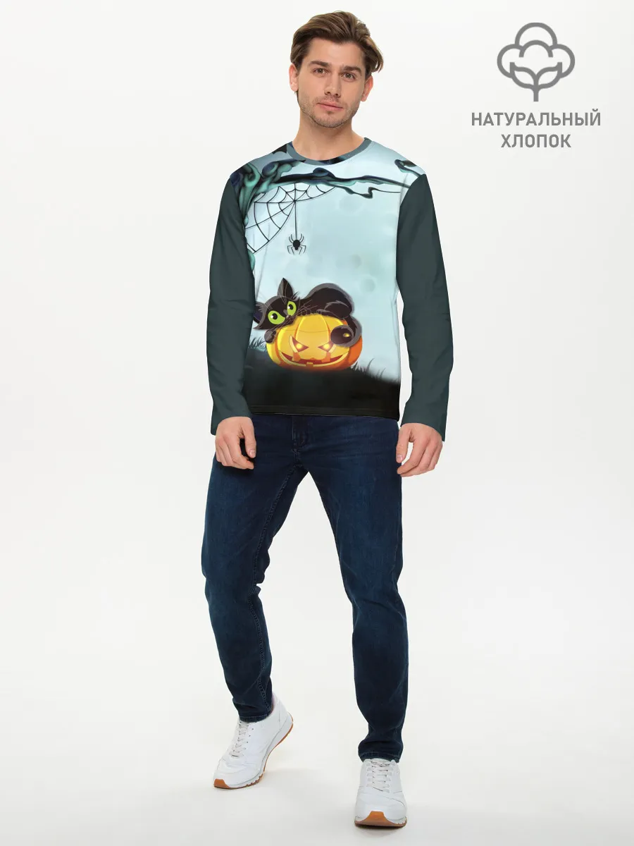 Мужской лонгслив базовый / HALLOWEEN.