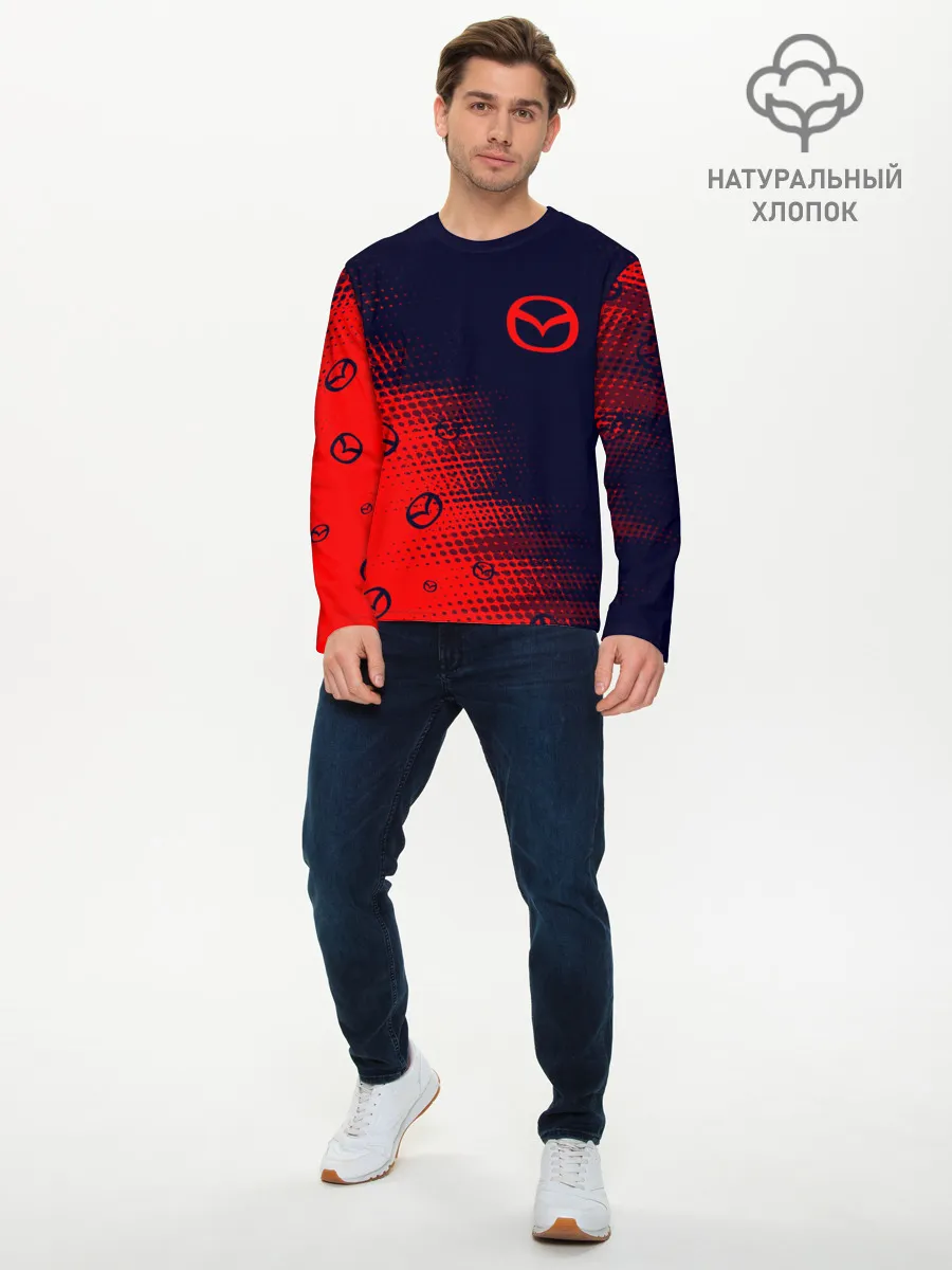 Мужской лонгслив базовый / MAZDA / Мазда