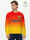 Мужской лонгслив базовый / FC BARCELONA