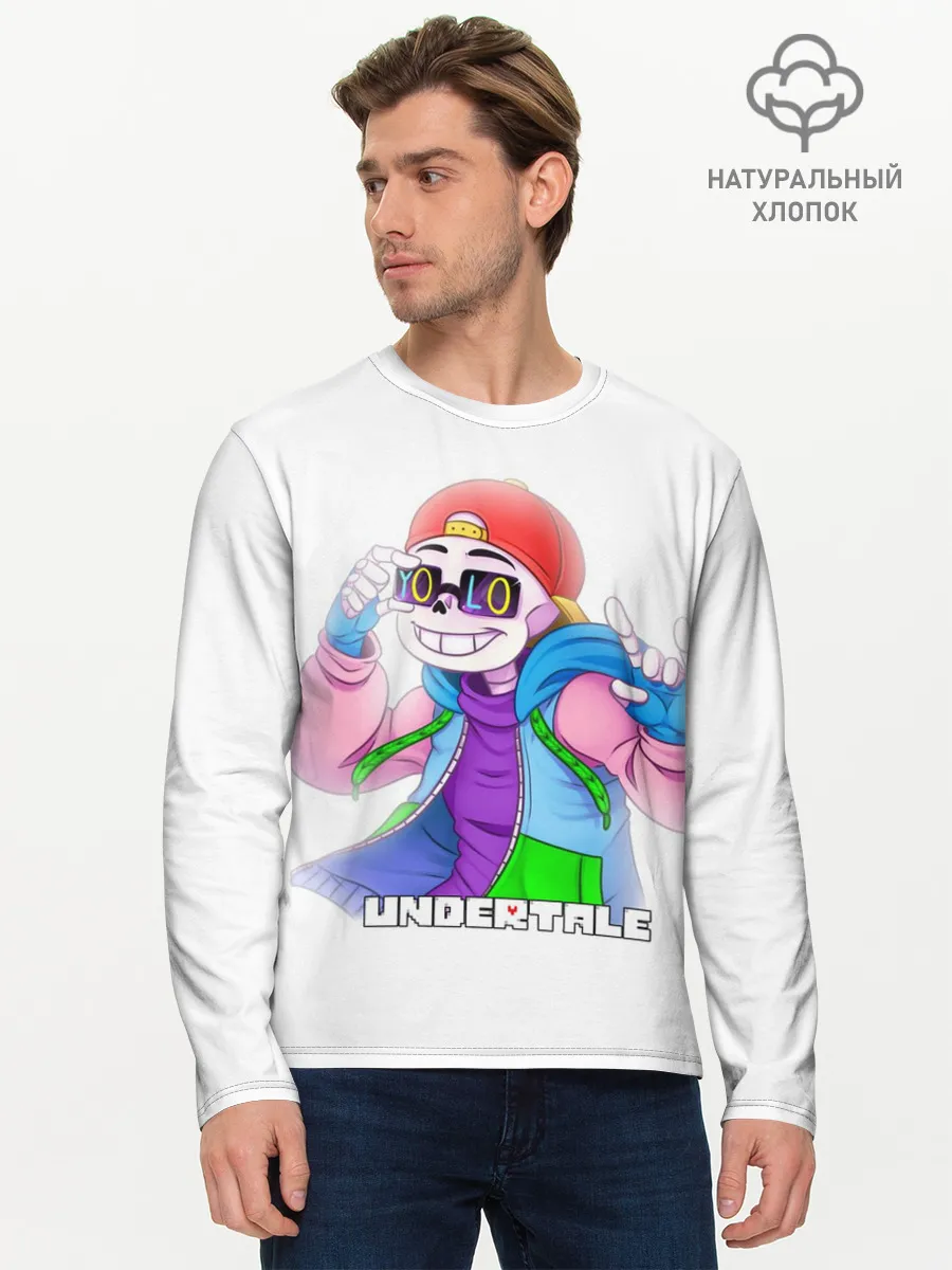 Мужской лонгслив базовый / UNDERTALE