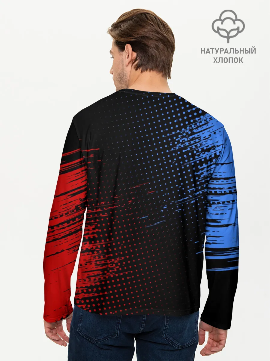 Мужской лонгслив базовый / BMW / ТЕКСТУРА