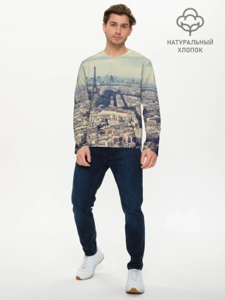 Мужской лонгслив базовый / Париж
