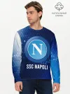 Мужской лонгслив базовый / SSC NAPOLI / Наполи