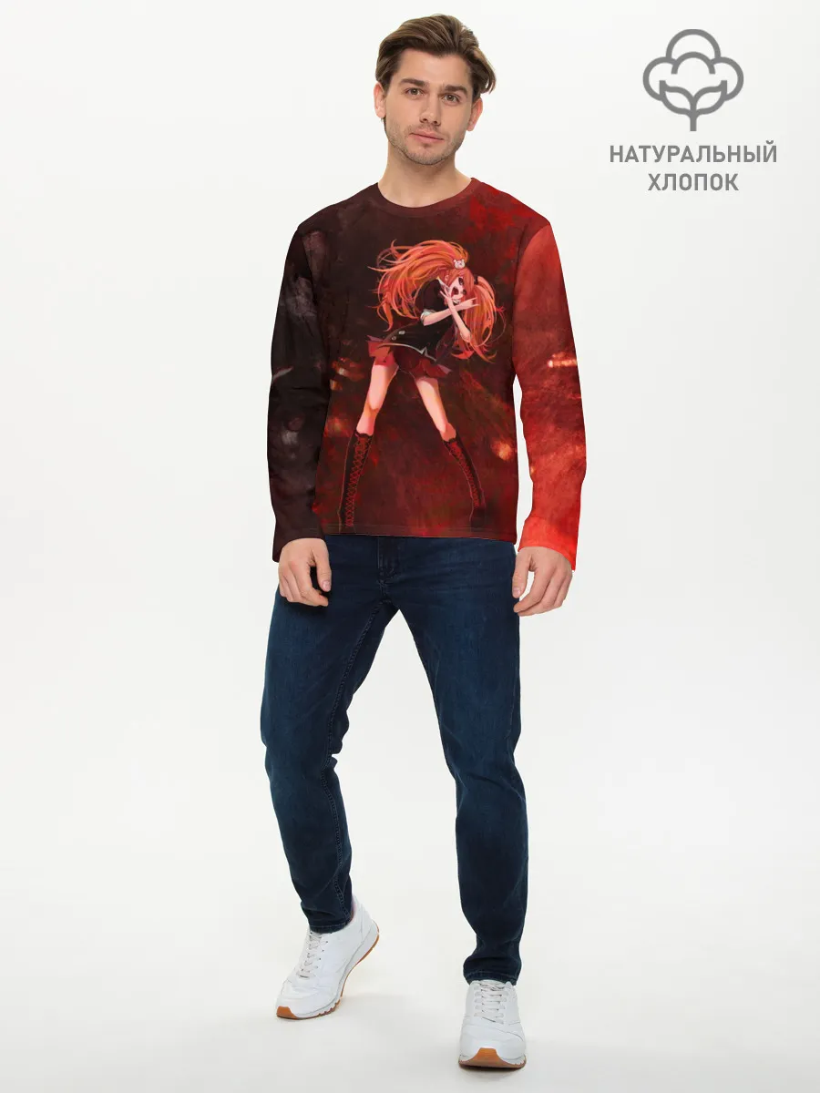 Мужской лонгслив базовый / Джунко Эношима