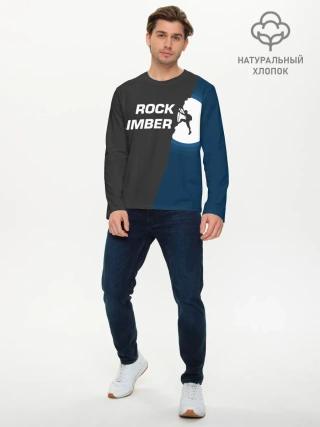 Мужской лонгслив базовый / Скалолаз