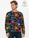 Мужской лонгслив базовый / Halloween