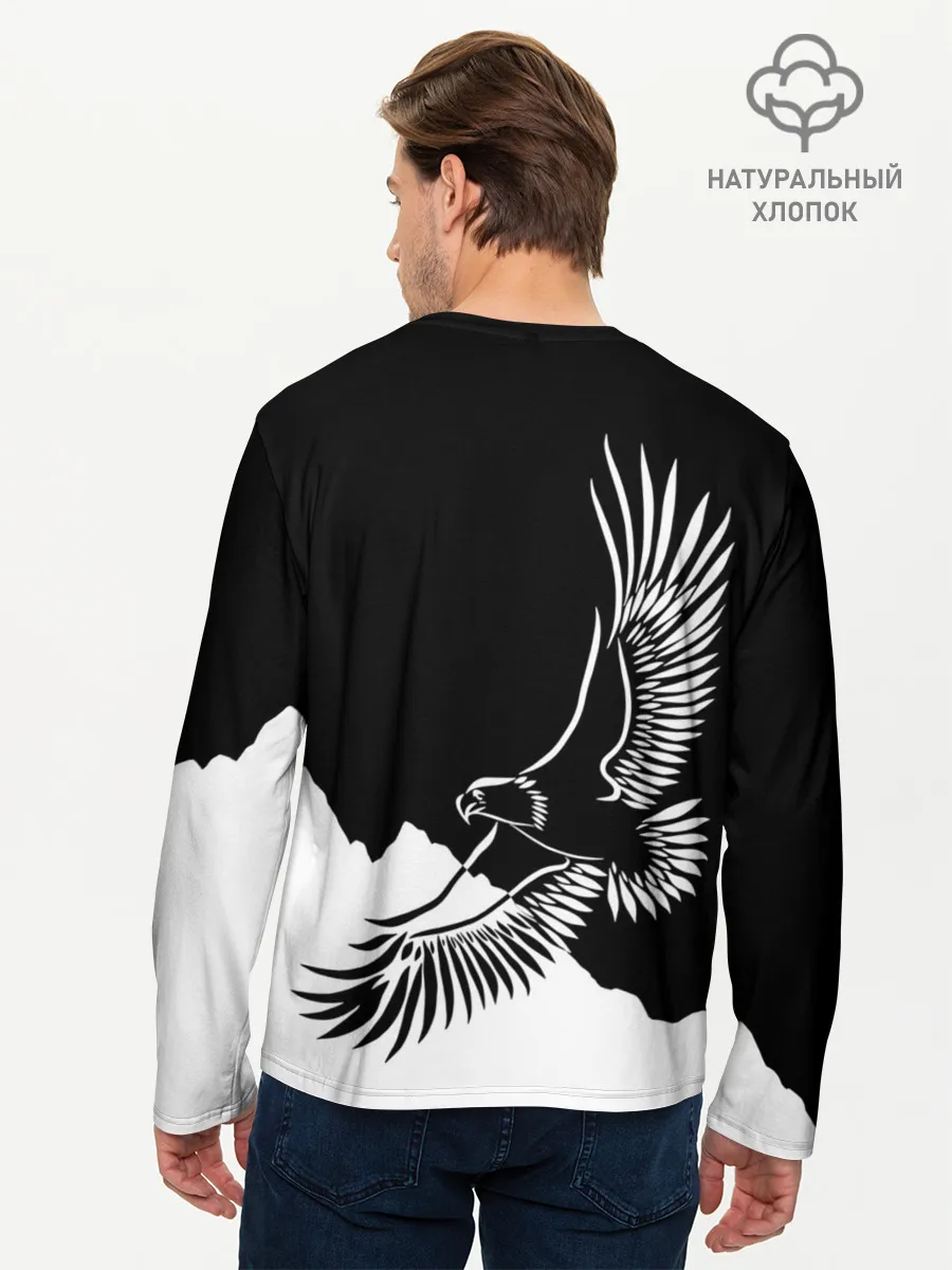 Мужской лонгслив базовый / Узбекистан
