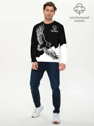 Мужской лонгслив базовый / Узбекистан