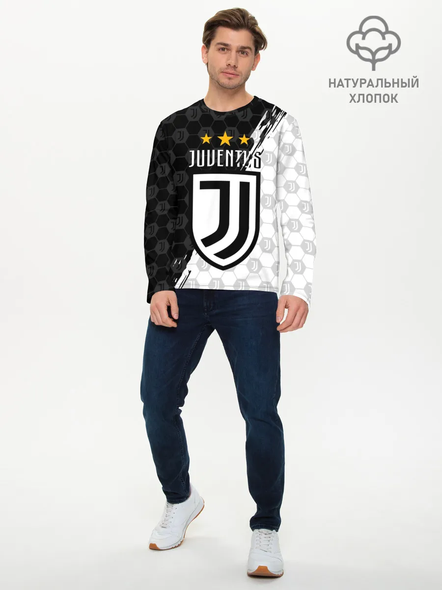 Мужской лонгслив базовый / JUVENTUS