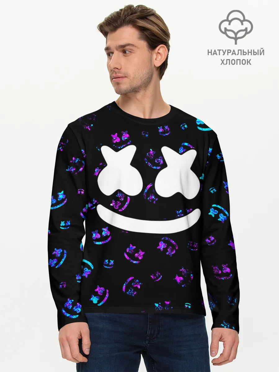 Мужской лонгслив базовый / MARSHMELLO / МАРШМЕЛЛОУ