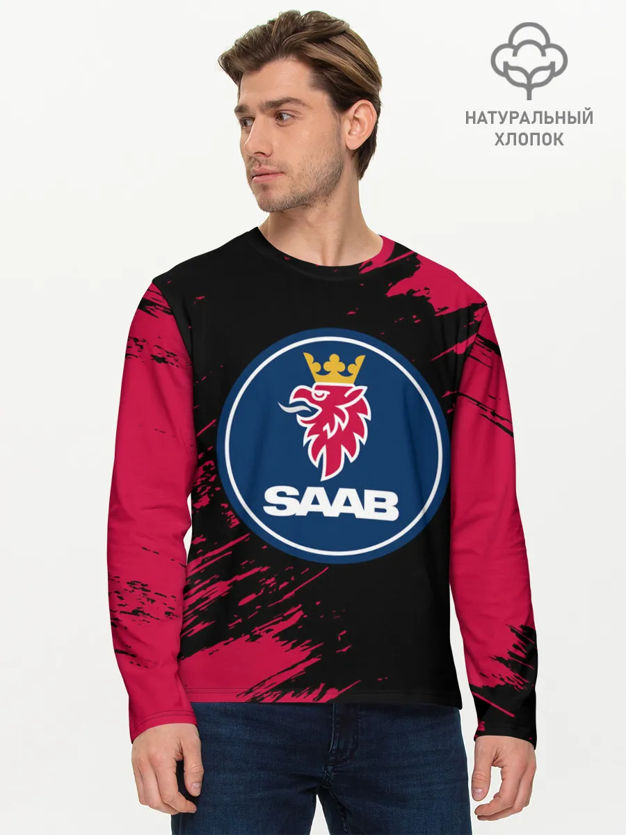 Мужской лонгслив базовый / SAAB / Сааб