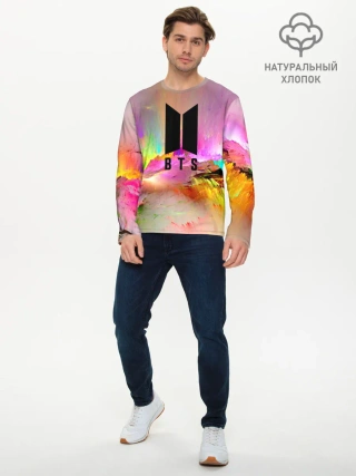 Мужской лонгслив базовый / BTS