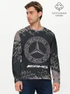 Мужской лонгслив базовый / MERCEDES / Мерседес