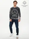 Мужской лонгслив базовый / MERCEDES / Мерседес