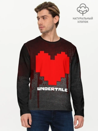 Мужской лонгслив базовый / UNDERTALE