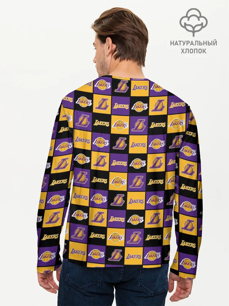 Мужской лонгслив базовый / LA LAKERS | ЛЕЙКЕРС