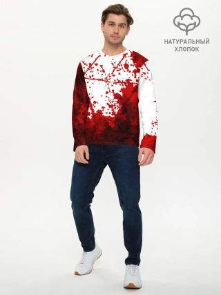 Мужской лонгслив базовый / HALLOWEEN BLOOD