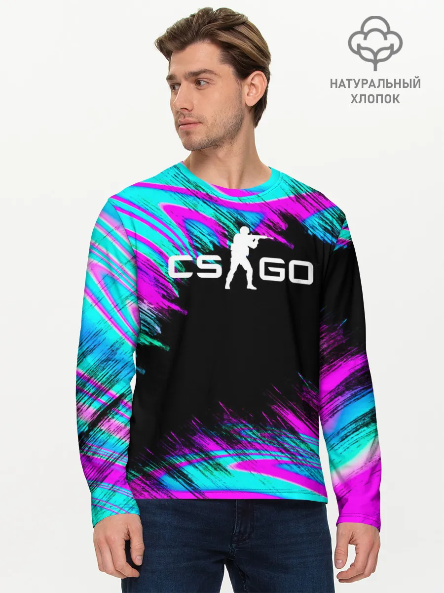 Мужской лонгслив базовый / CS GO