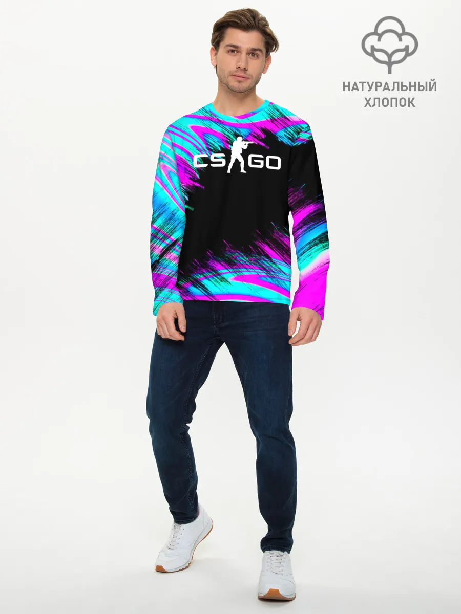Мужской лонгслив базовый / CS GO