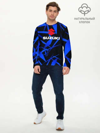 Мужской лонгслив базовый / Suzuki